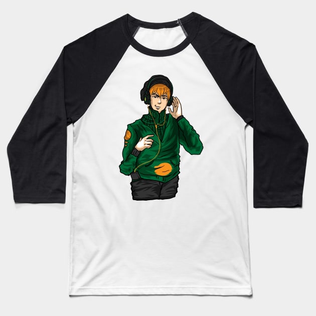 Anime Character Hero Male Japanese Culture Baseball T-Shirt by theperfectpresents